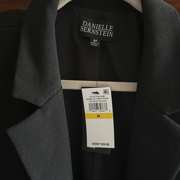 Danielle Bernstein Faux-Fur-Trim Blazer size medium - Picture 4 of 5